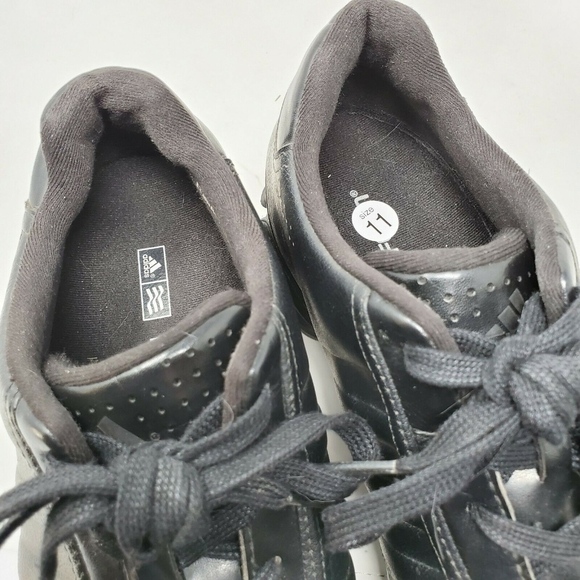2010 ADIDAS GREENSTAR Z BLACK LEATHER GOLF SHOE - Picture 7 of 8